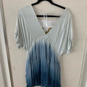 Free People blue ombré mini dress